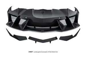 Front bumper with trims (4 pcs) + front lip
