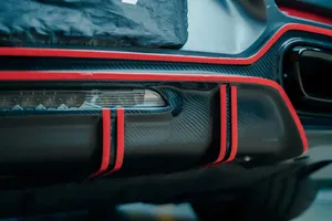 Rear diffuser (add-on, fits OEM parts) — 2015