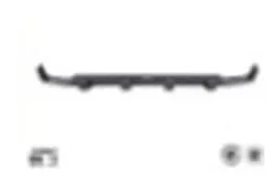 Front lip (add-on, fits OEM parts) — 2020