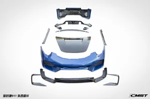 Rear fender flares (8 pcs, for widebody) — 2012-2015