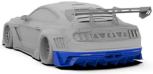 Rear bumper & rear lip