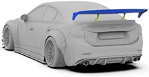 Rear wing