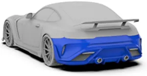 Rear bumper & rear lip