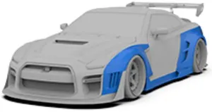 Widebody side skirts