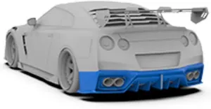 Rear lip
