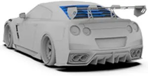 Rear window panel
