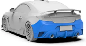 Rear bumper & rear lip