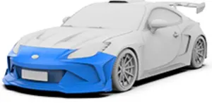 Widebody front bumper & lip