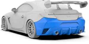 Widebody rear bumper & lip