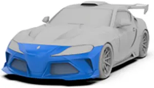 Front bumper & lip A