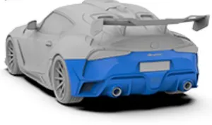 Rear bumper & rear lip