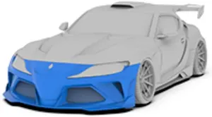 Widebody front bumper & lip B