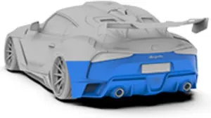 Widebody rear bumper & lip