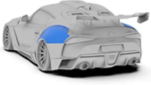Widebody rear fenders
