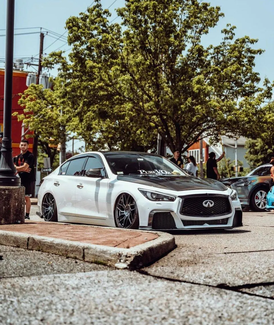 Infiniti Q50 CMST Project Black S style bumper kit