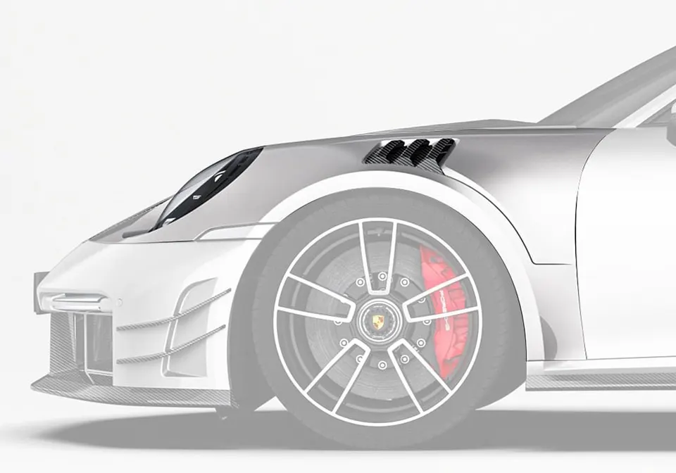 Porsche 911 992 Turbo S (2020-2024) Paktechz Prepreg Dry Carbon Parts
