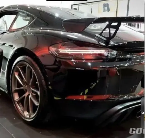Porsche 718 GT4-style Dry Carbon rear wing